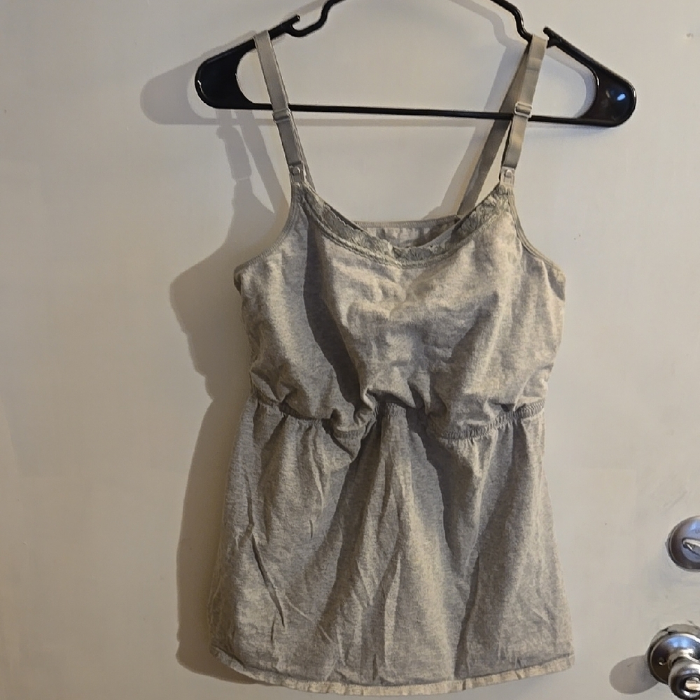Gray Nursing Cami